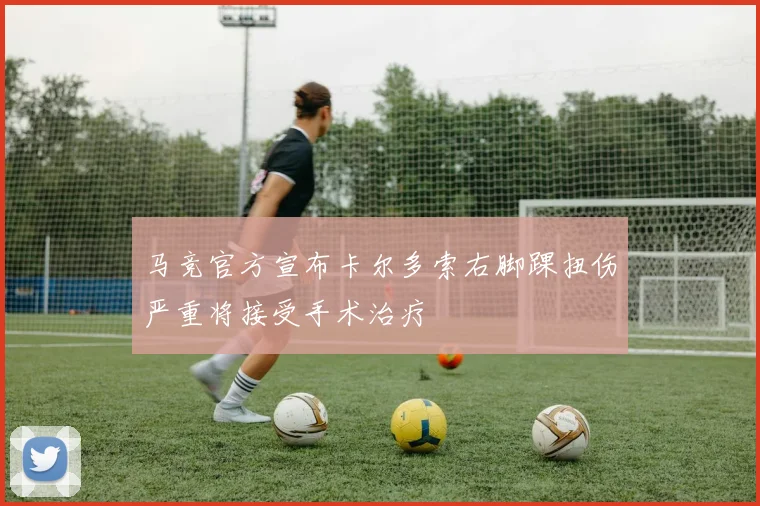 马竞官方宣布卡尔多索右脚踝扭伤严重将接受手术治疗