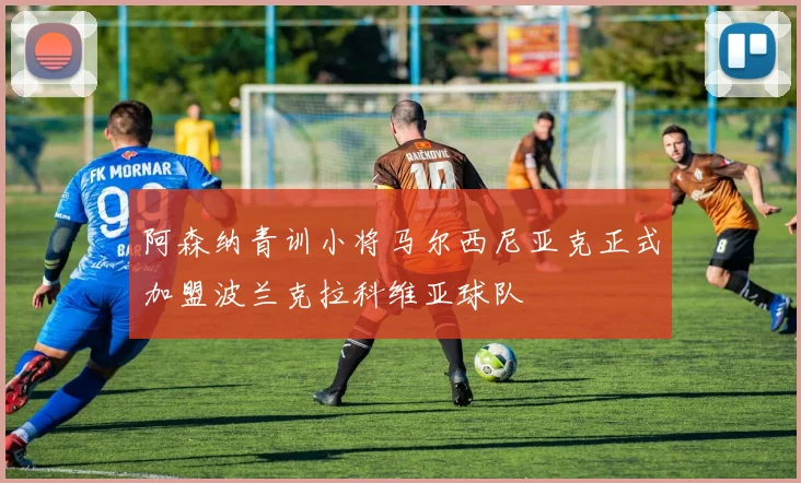 阿森纳青训小将马尔西尼亚克正式加盟波兰克拉科维亚球队